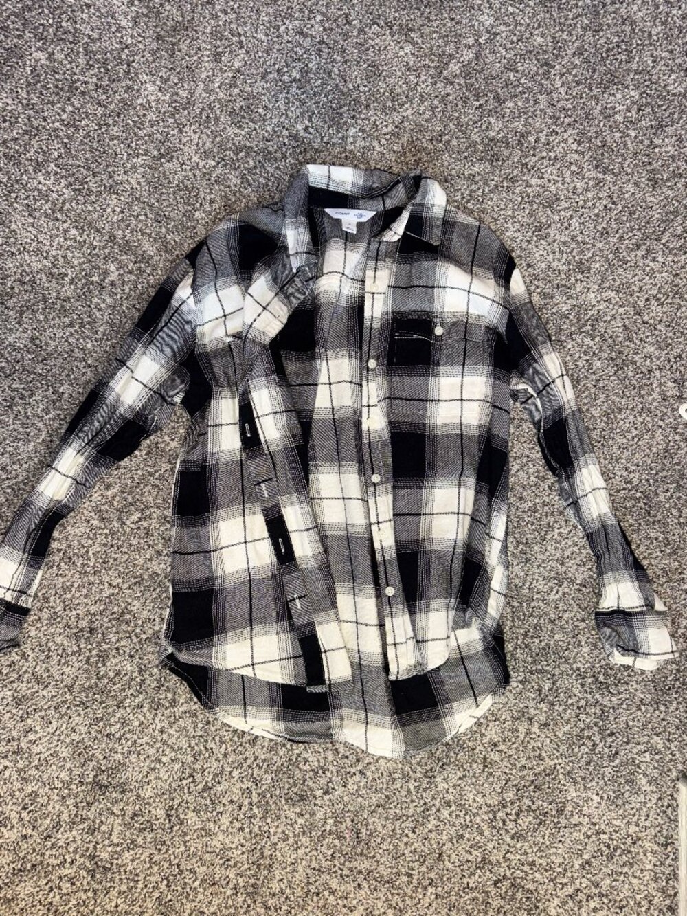 Plaid button down flannel